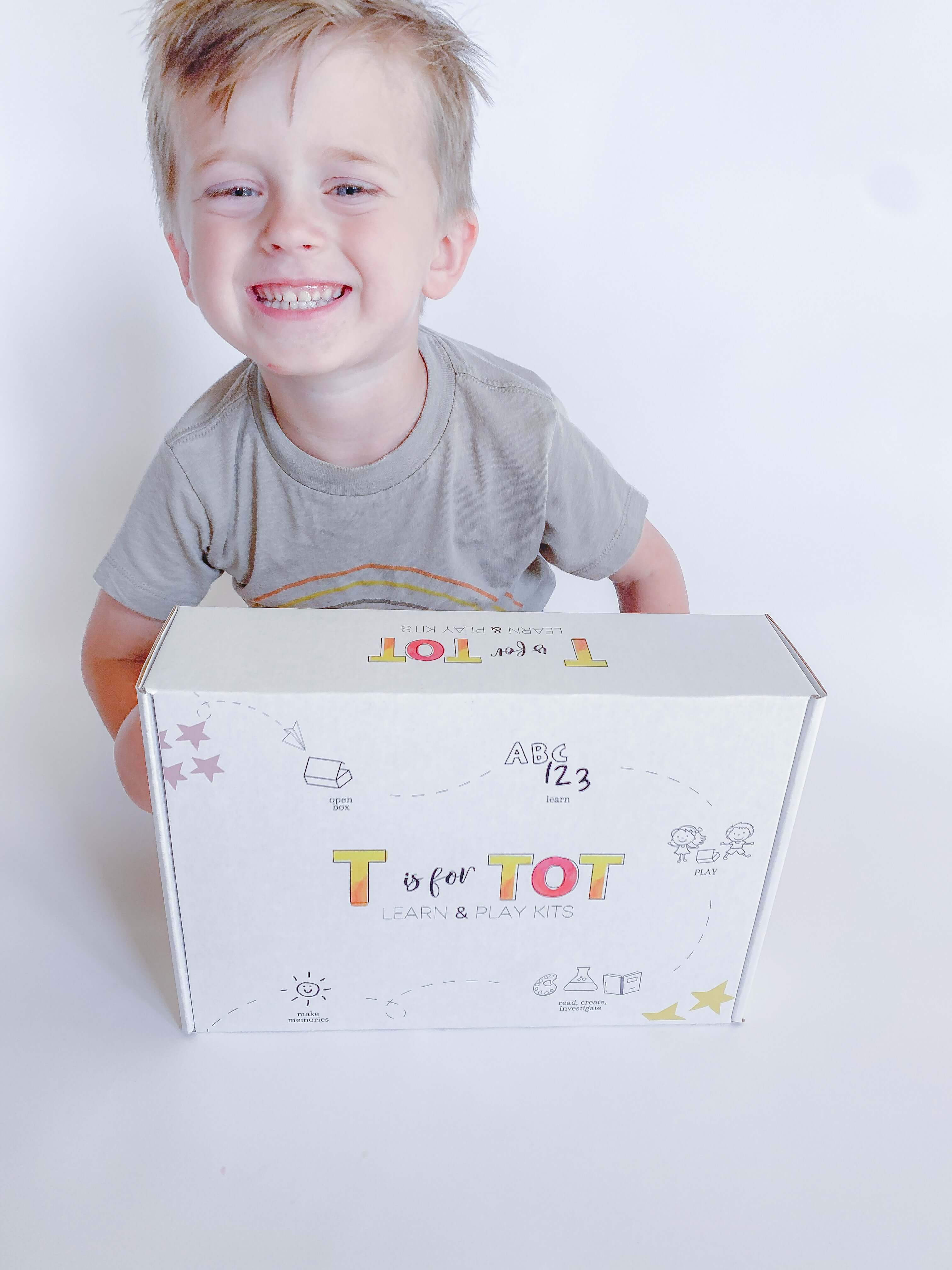 T Is For Tot Learn & Play Kit for ages 3-6.